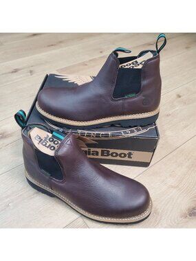 Georgia Boot Steel Toe Waterproof EH Slip On Work Boot GR530 Mens 13 Romeo Giant